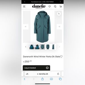 Danefae Danenorth Wind Winter Parka Dk Slate